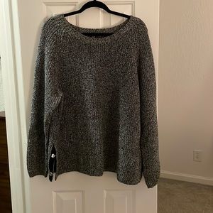 GAP XXL heather grey, button side sweater. Like new.